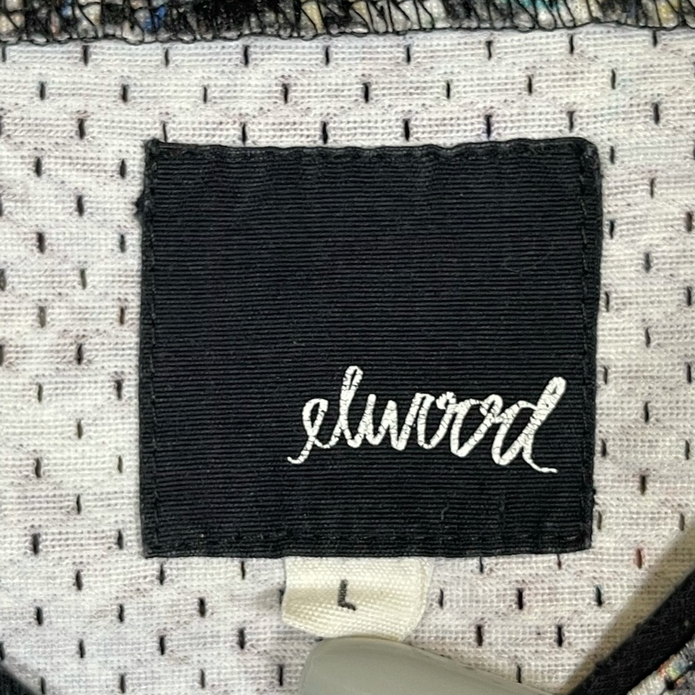Elwood Diamond Print Jersey Size Large - Picture 3 of 7